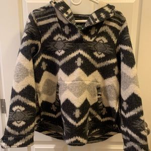 Gray Woolrich AEO Hoodie Size Small